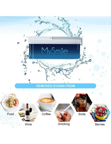 Polvo Blanqueador de Dientes MySmile 40g Natural Menta