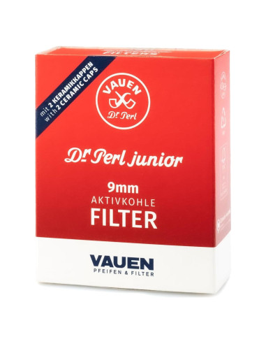 Filtros de Carbón Activado Vauen 9mm - 40 Unidades - Cerámica