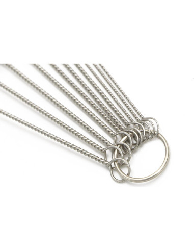 Cepillo de Tubo EBOOT 21 cm Set de 10 Nylon Acero Inoxidable