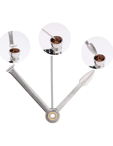 Paquete de 6 Herramientas de Limpieza de Pipa Sansheng 3 en 1