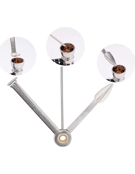 Paquete de 6 Herramientas de Limpieza de Pipa Sansheng 3 en 1