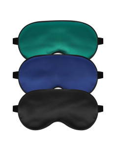 Máscara de Sueño de Seda Mayxunbeauty Ajustable para Dormir