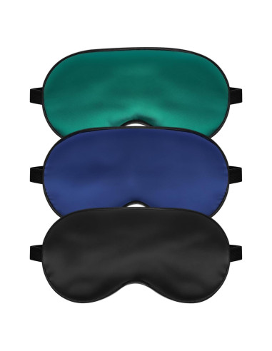 Máscara de Sueño de Seda Mayxunbeauty Ajustable para Dormir