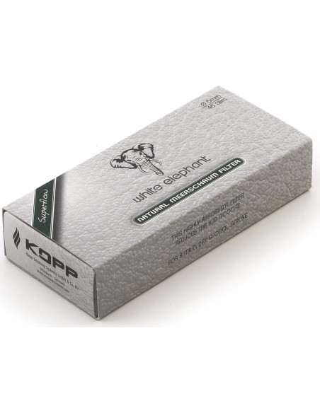 Filtros de tubo de 6mm Meerschaum - Caja de 45 filtros