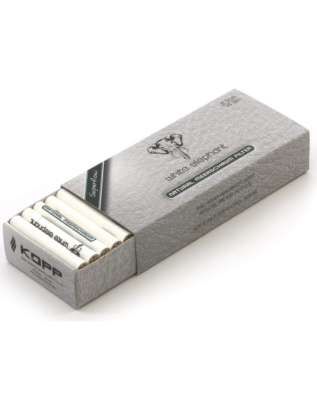 Filtros de tubo de 6mm Meerschaum - Caja de 45 filtros