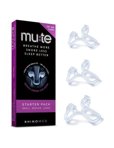 Dilatador Nasal Mute Rhinomed Paquete de 3 Antironquidos