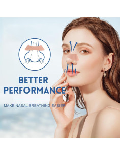 100 Tiras Nasales UPMOSTEK para Ronquidos y Congestión 2