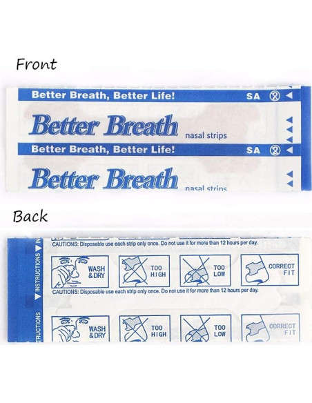 300 Tiras Nasales Angzhili Anti Ronquidos 55x16mm