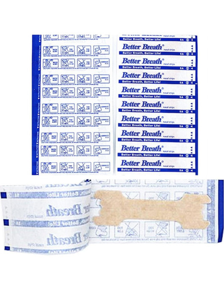 300 Tiras Nasales Angzhili Anti Ronquidos 55x16mm