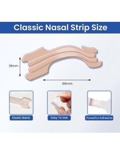 Tiras Nasales Antironquidos Massner Grande 100 Piezas 2
