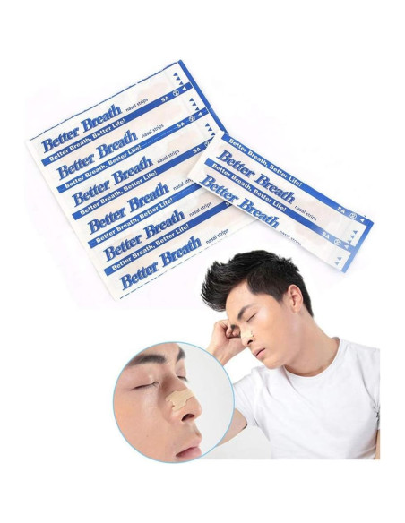 300 Tiras Nasales Angzhili Anti Ronquidos 55x16mm