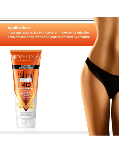 Suero Corporal Eveline Slim Extreme 4D 260ml Liposucción