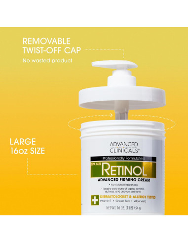 Crema Corporal Reafirmante Advanced Clinicals 2 Piezas 480ml