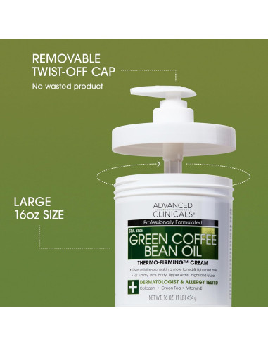 Crema Corporal Reafirmante Advanced Clinicals 2 Piezas 480ml