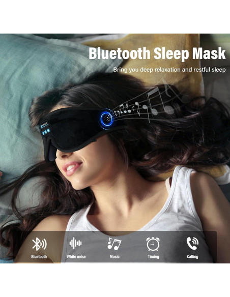 Máscara de dormir Bluetooth Morelax 3D con altavoces