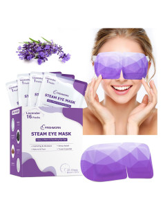 16 Máscaras de Ojos Calentadas FRSHMORN Lavanda