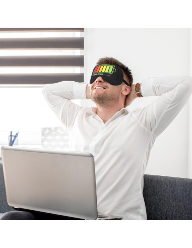 2 Pcs Máscara de Sueño KnIykmr - Antifaz Ajustable