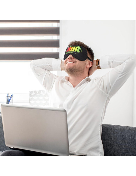 2 Pcs Máscara de Sueño KnIykmr - Antifaz Ajustable