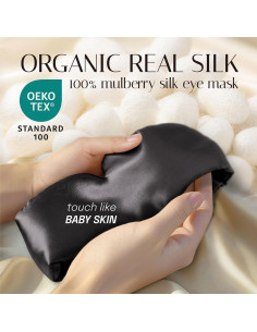 Máscara de Sueño OLESILK de Seda Morera Ajustable 2