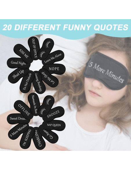 40 Máscaras de Sueño de Seda Eurzom para Viaje y Meditación