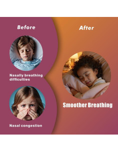 Tiras Nasales para Niños Buddiphil 50 Piezas Antironquidos 2