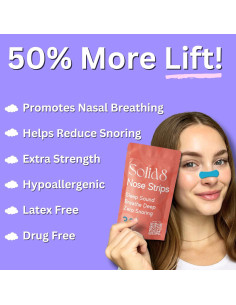 Tiras Nasales JHS - Fuerza Extra, Alivio Congestión y Ronquidos 2