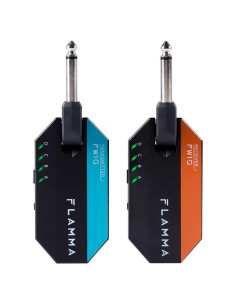 Sistema Inalámbrico FLAMMA FW10 2.4GHz 4 Canales Guitarra