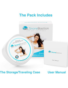 Dilatores Nasales Anti-Ronquidos Snore Bastion - 12 Piezas 2