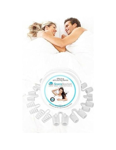 Dilatores Nasales Anti-Ronquidos Snore Bastion - 12 Piezas