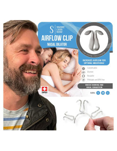 Dilatador Nasal SnoreLessNow | Clip Antironquidos Suizo