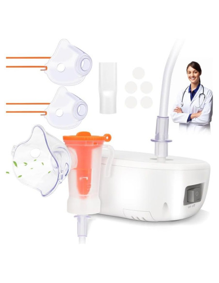 Compresor de Malla Lesofi para Respiración - Nebulizador Compacto