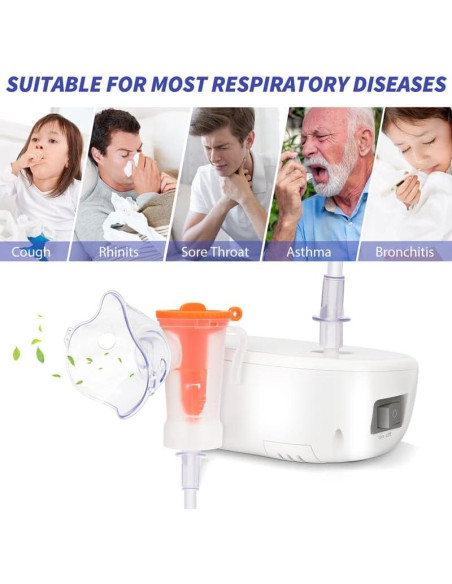 Compresor de Malla Lesofi para Respiración - Nebulizador Compacto
