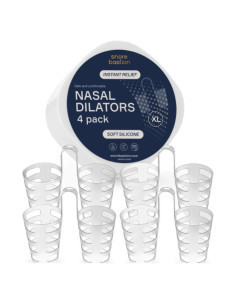 Dilatores Nasales Snore Bastion XL - 4 Conos de Silicona Suave