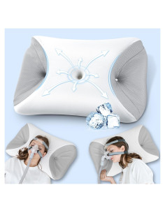 Almohada CPAP HOMCA PL08 Ergonómica para Dormir Lado