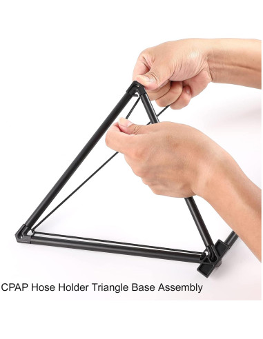 Soporte de Manguera CPAP LONYEON - Base Triangular Fija