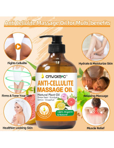 Aceite Anticelulitis CMWGKBC 200ml para Masaje y Tonificación 2