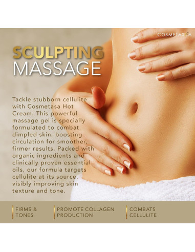 Aceite de Masaje Cosmetasa 260 ml para Celulitis y Relajación