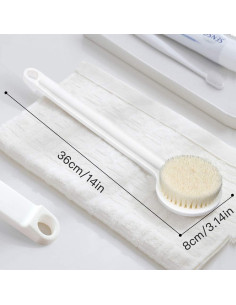 Cepillo Corporal Ithyes Largo Exfoliante para Ducha 2