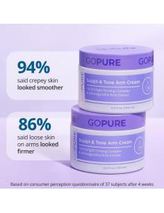 Crema Reafirmante para Brazos goPure Sculpt & Tone 200ml 2