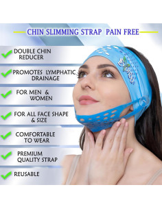 Correa Facial Reutilizable BYONDO para Doble Papada - TPE Suave 2