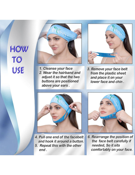 Correa Facial Reutilizable BYONDO para Doble Papada - TPE Suave