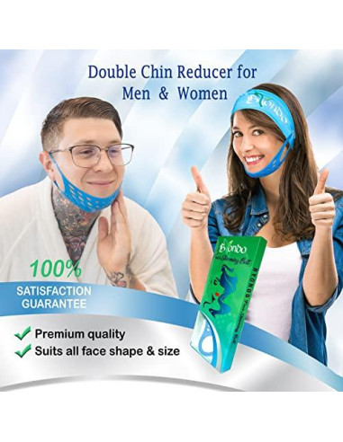 Correa Facial Reutilizable BYONDO para Doble Papada - TPE Suave