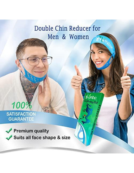 Correa Facial Reutilizable BYONDO para Doble Papada - TPE Suave