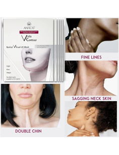 Mascarilla Facial ANACIS V-Line para Doble Barbilla y Cuello 2
