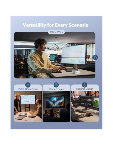 Mini PC ACEMAGICIAN T8PLUS N100 12GB 256GB 4K HDMI