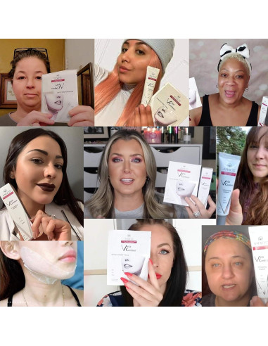 Mascarilla Facial ANACIS V-Line para Doble Barbilla y Cuello