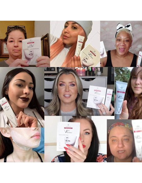 Mascarilla Facial ANACIS V-Line para Doble Barbilla y Cuello