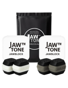 JawBlocks Ejercitador de Mandíbula JAWTONE Kit 4 Piezas