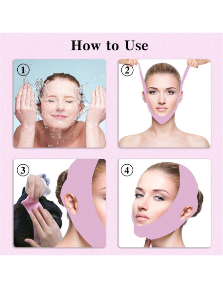 Mascarilla Reafirmante V Line WIDVIH para Doble Papada Mascarilla Reafirmante V Line WIDVIH para Doble Papada