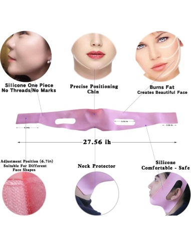 Mascarilla Reafirmante V Line WIDVIH para Doble Papada